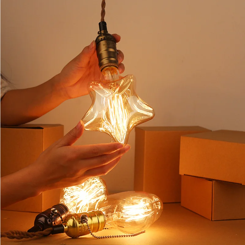 1 шт. патрон для лампы Эдисона E27 в стиле ретро|lighting accessories|lamp holderedison lamp base |