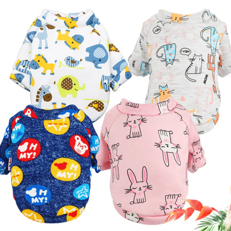 

Spring Summer Pet Dog Clothes Print Pet Shirt Cotton Pets Dogs Clothing For Small Medium Dogs Costume Chihuahua York Ropa Perro