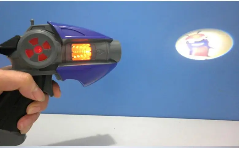 16 Projection Flash Music Children Gifts Cartoon Anime Slugterra Sounding Light Toy Gun Boy Projection Toy Pistol Gun Qumi