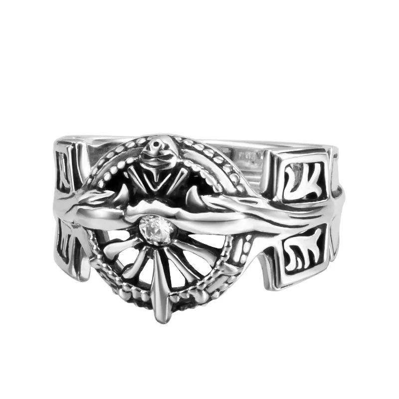 Final Fantasy Ring S925 Серебряный XV FF15 Noctis Lucis Caelum светильник кольца косплей ювелирные