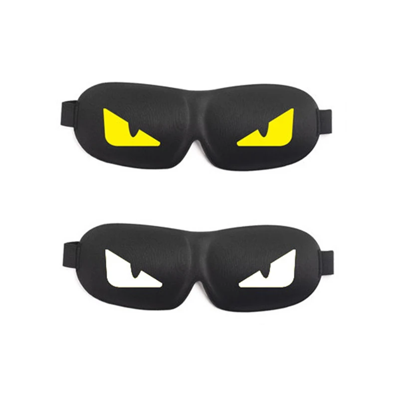 OPHAX 3D cartoon sleep eye mask travel soft portable eyeshade cover shade eye patch sleeping shade for men women gifts blindfold