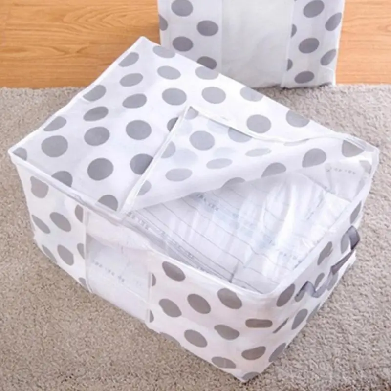 Non woven Fabrics Luggage Storage Bags Foldable Clothes Quilt Blanket