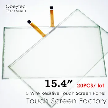 شراء20 قطعة! Obeytec 15.4 بوصة لوحة مقاوم اللمس فقط ، 16:10 ، 5 سلك شاشة تعمل باللمس ، AA 332*207.7 ، TS154A5K01