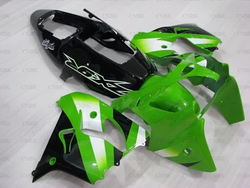 

for Zx9r 2002 - 2003 Plastic Fairings Zx 9r 03 Green Black Fairings for Kawasaki Zx9r 02 Abs Fairing Unpainted