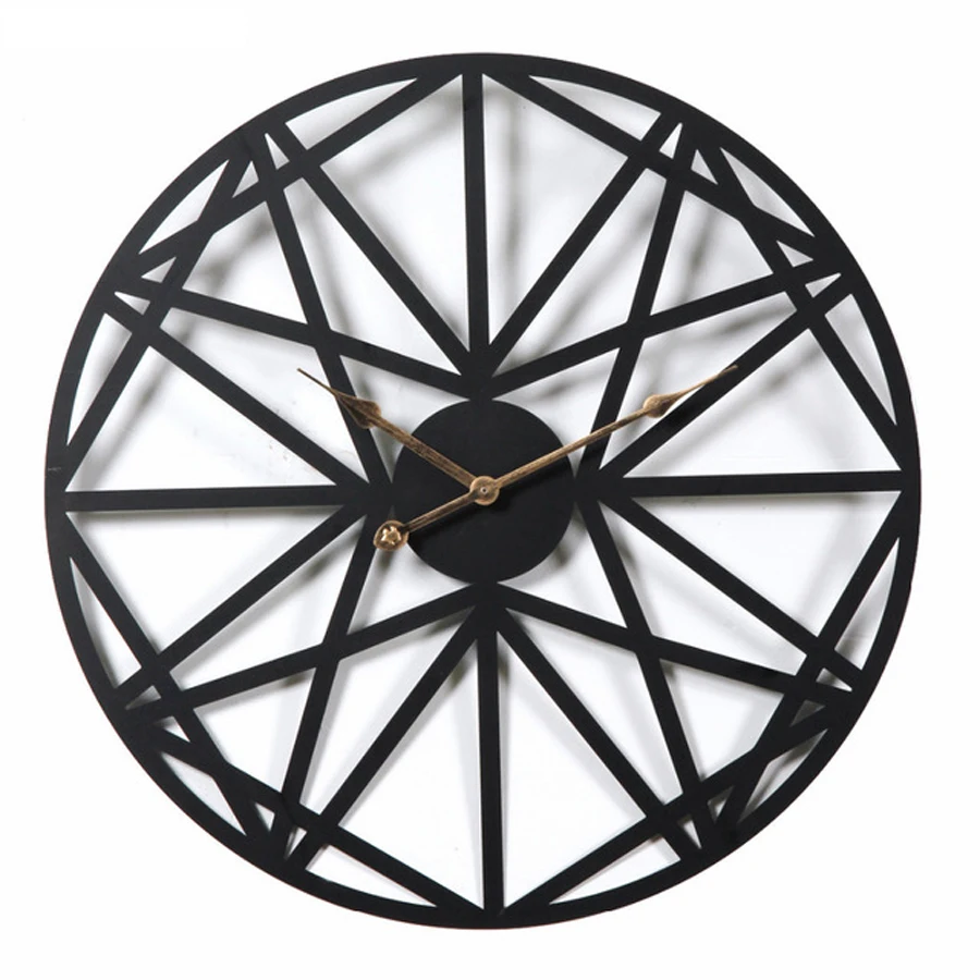 

Big Wall Clock Vintage Modern Design Living Room Large Decorative Wall Clocks Iron Hanging Watch Home Decor Silent 20 inch