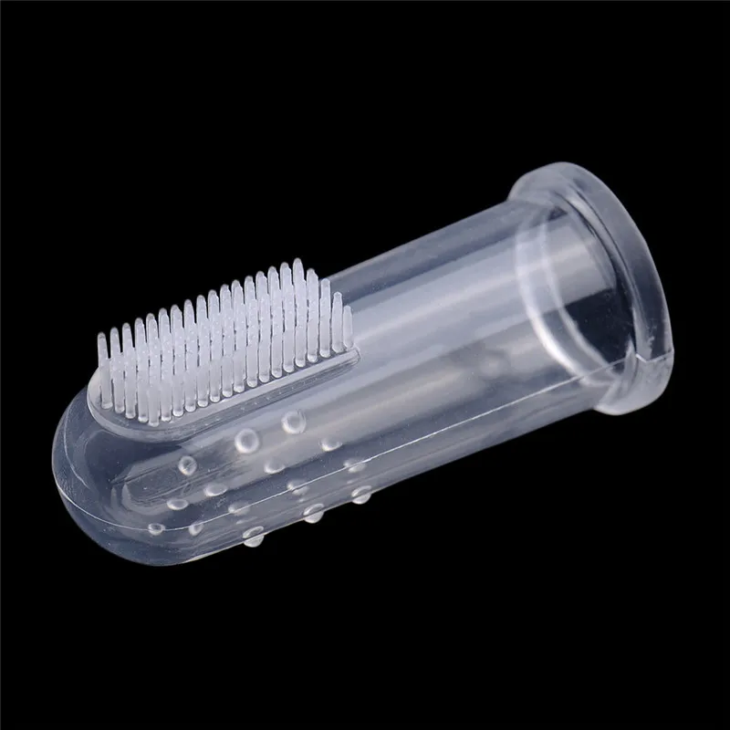 Hot sale 5Pcs/lot Heathy Baby Soft Silicone Finger Toothbrush Kids Children Teeth Rubber Massager Brush for baby care