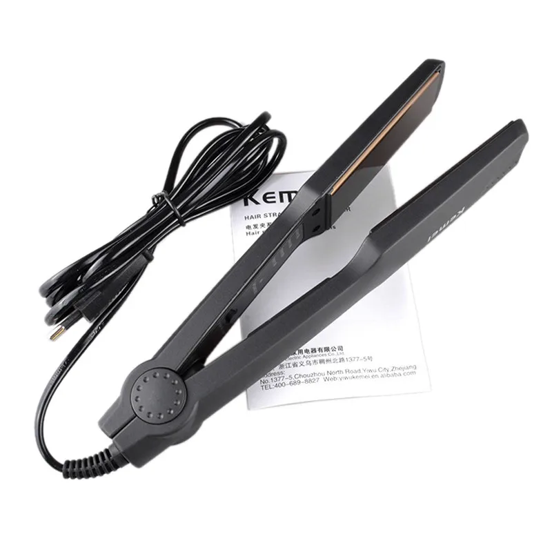 Kemei KM-329 Профессиональный Парикмахерские Flat Iron Styling Профессиональный Выпрямитель для волос для укладки инструменты щипцы выпрямитель для волос