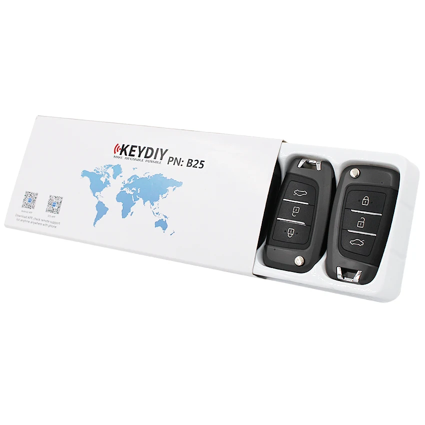 5 шт./лот, keydiy 3 кнопки B25 универсальный пульт дистанционного управления Управление Key b-серия для KD900 KD900+, URG200 KD-X2 мини KD