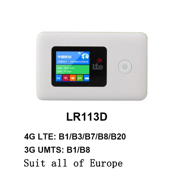 4G wifi роутер автомобильный мобильный Точка доступа беспроводной широкополосный Карманный Mifi разблокировка LTE модем беспроводной wifi расширитель повторитель мини маршрутизатор - Цвет: LR113D