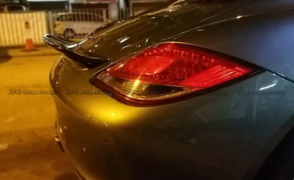 Porsche 2006-2012 Caymans (Boxster S need cayman spoiler mount) EP Style Rear Duckbil Spoiler(3)_1