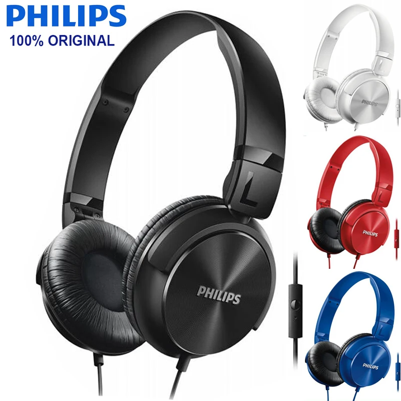 Наушники Philips SHL3065 с шумоподавлением микрофоном и повязкой на голову дизайн для