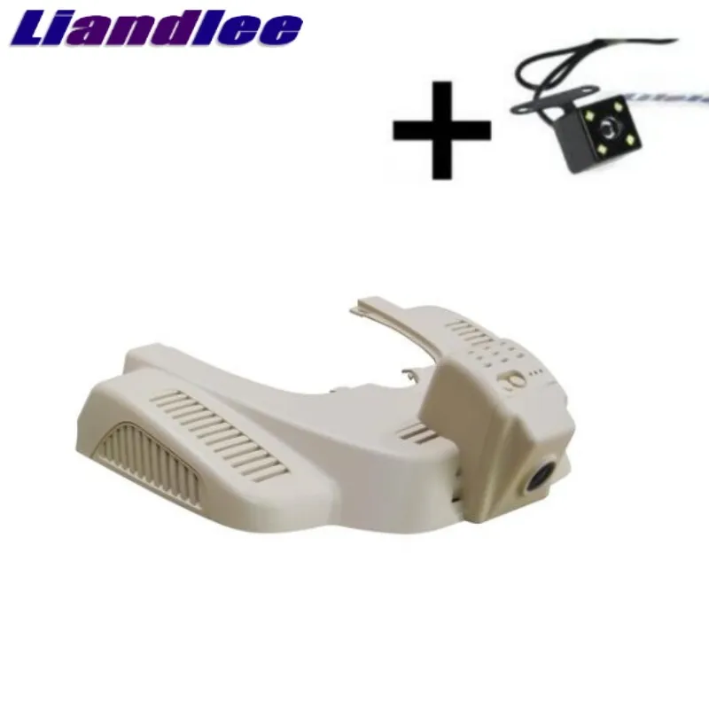 Liandlee для Mercedes Benz ML GLE W166 2011~ автомобильный дорожный рекорд WiFi DVR видеорегистратор для вождения - Название цвета: Beige Front And Back