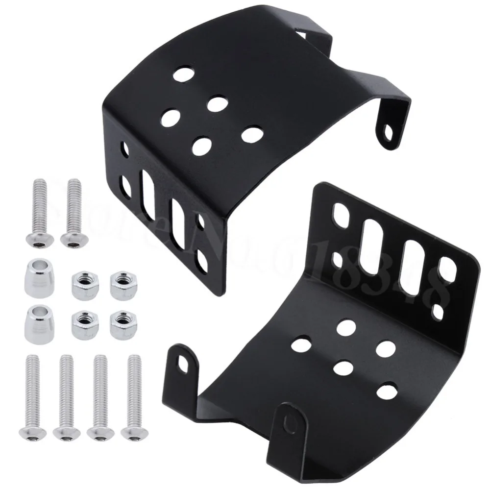 

2-Pack Stainless Steel Metal Axle Skid Plate Protection Case for Axial SCX10 1/10 RC Crawler Car