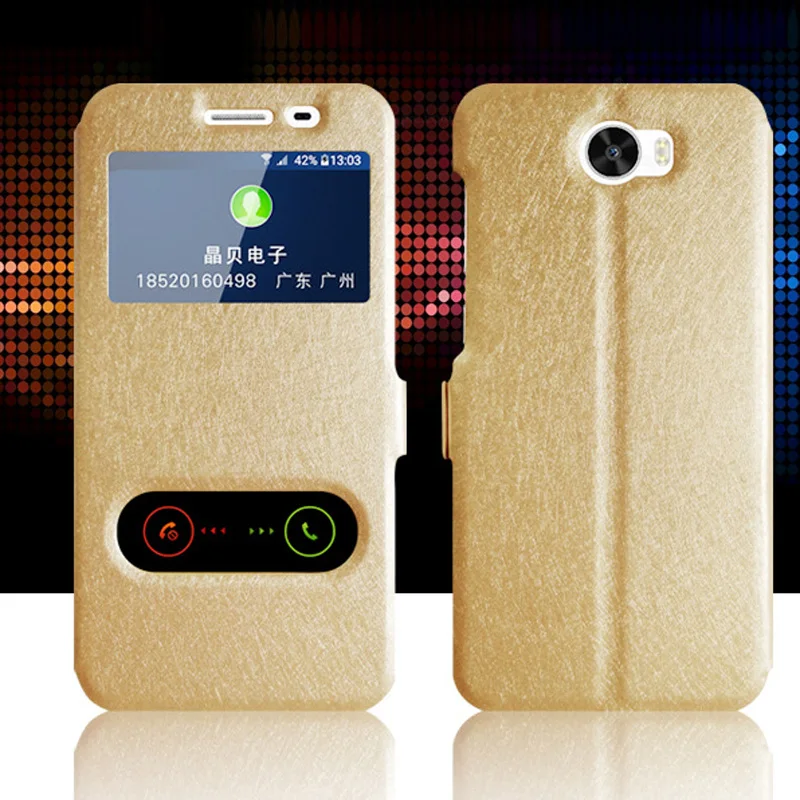 

For Huawei CUN U29 L21 L01 Case Cover View Window Stand Flip Leather Case For Huawei Honor 5A LYO-L21 Case CUN-U29 5.0" Fundas