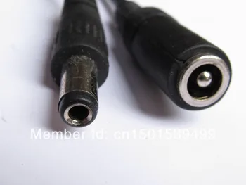 

22AWG 5pcs / lot 5.5x2.5mm / 5.5*2.5 DC power supply plug extension cable female to male cord 3 Meter / 9ft Free shipping