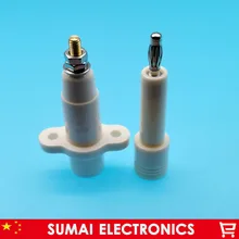 Fiche banane ronde haute tension 4mm, mâle et femelle de bonne qualité 10 KV, connecteur de Test, soudé
