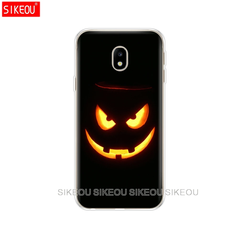 Силиконовый чехол для телефона Samsung Galaxy J3 J5 J7 2017 J330 J530 J730 PRO j2 2018 Хэллоуин