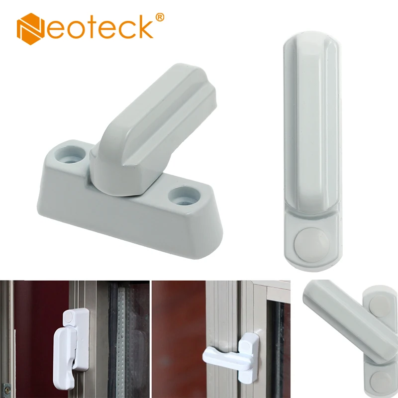 Us 16 99 45 Off Neoteck 8pcs Sash Jammers For Upvc Window Door Security Baby Safety Lock Restrictor Home Security Anti Theft Windows Lock Latch In