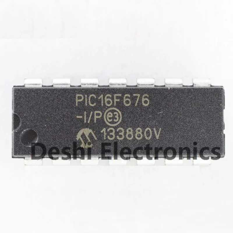 1PCS PIC16F676-I//P 16F676 IC MCU FLASH 1K W//AD 14-DIP NEW