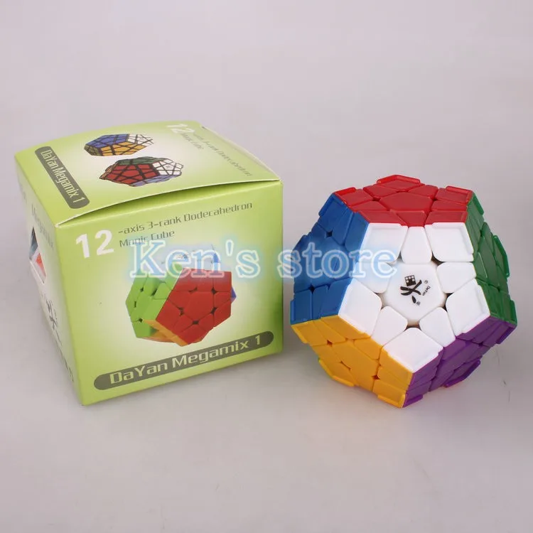 Совершенно DaYan Megaminx Dodecahedron Stickerless Головоломка Куб с угловыми гребнями скорость головоломки Кубики Игрушки для детей