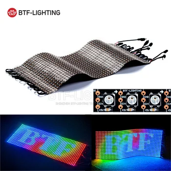 

LED pixel screen WS2812B full-color displays 20*50 soft RGB DC5V built-in IC pixel screen