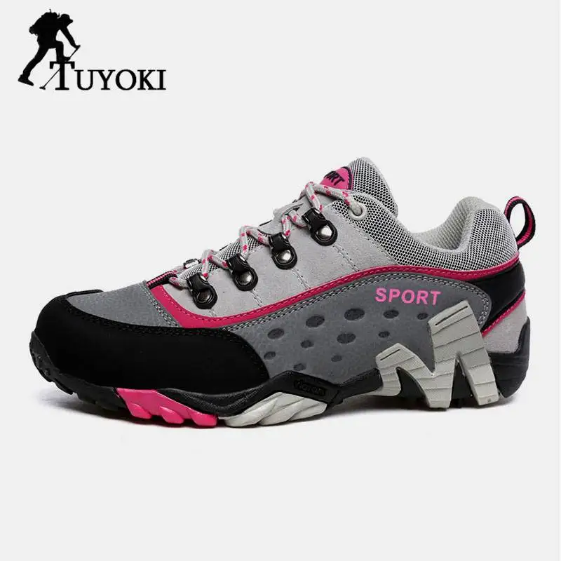

Tuyoki 4 Colors Plus Size 36-45 Casual Men/Women Casual Daily Hiking Shoes Men Sneakers Trekking Fashion Shoes Climbing Club