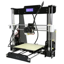 Анет оригинальный 3D-принтеры DIY 3D Цвет печать, акрил Рамки механические комплект для печати 3 материалы ЖК-дисплей нити Алюминий Структура