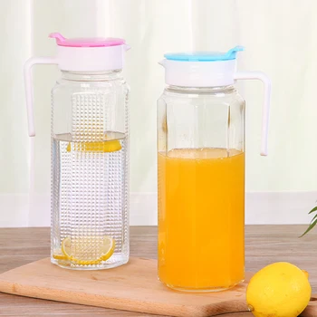 

Large capacity cold water bottle ice water hot water glass pots high temperature home water ladle pot pot teapot kettle