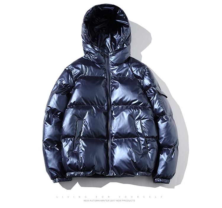 Осенне-зимнее Мужское пальто яркого цвета с капюшоном, толстое хлопковое пальто большого размера 5XL, Повседневная модная Высококачественная хлопковая куртка P125