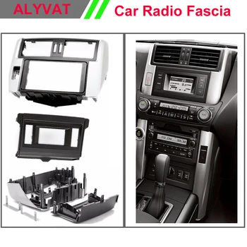

Free Shipping Car Radio Fascia for TOYOTA Land Cruiser Prado 150 (with 4.2" display) Left wheel Facia Dash CD Trim Install Kit