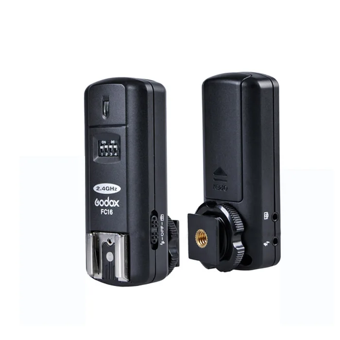 

Godox FC-16 2.4GHz 16 Channels Wireless Remote Flash Trigger for Nikon D5100 D90 D7000 D7100 D5200 D3100 D3200 etc
