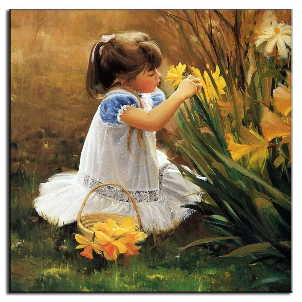 Little Girl Art Painting