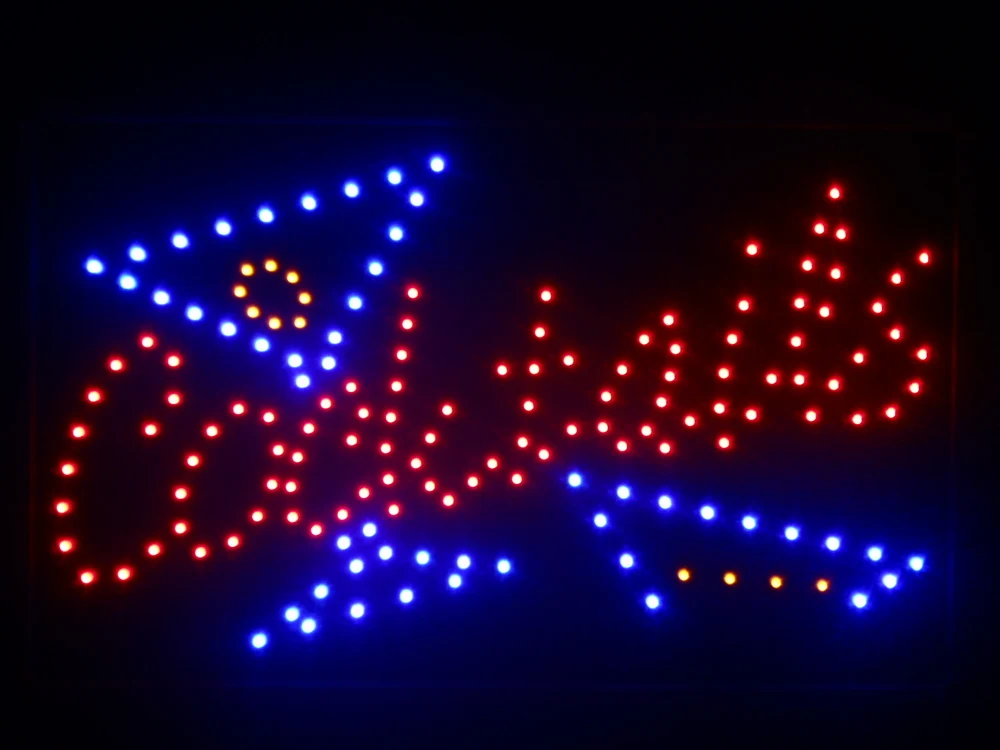 

nled040-r Cocktails Bar LED Neon Light Sign 16" x 10