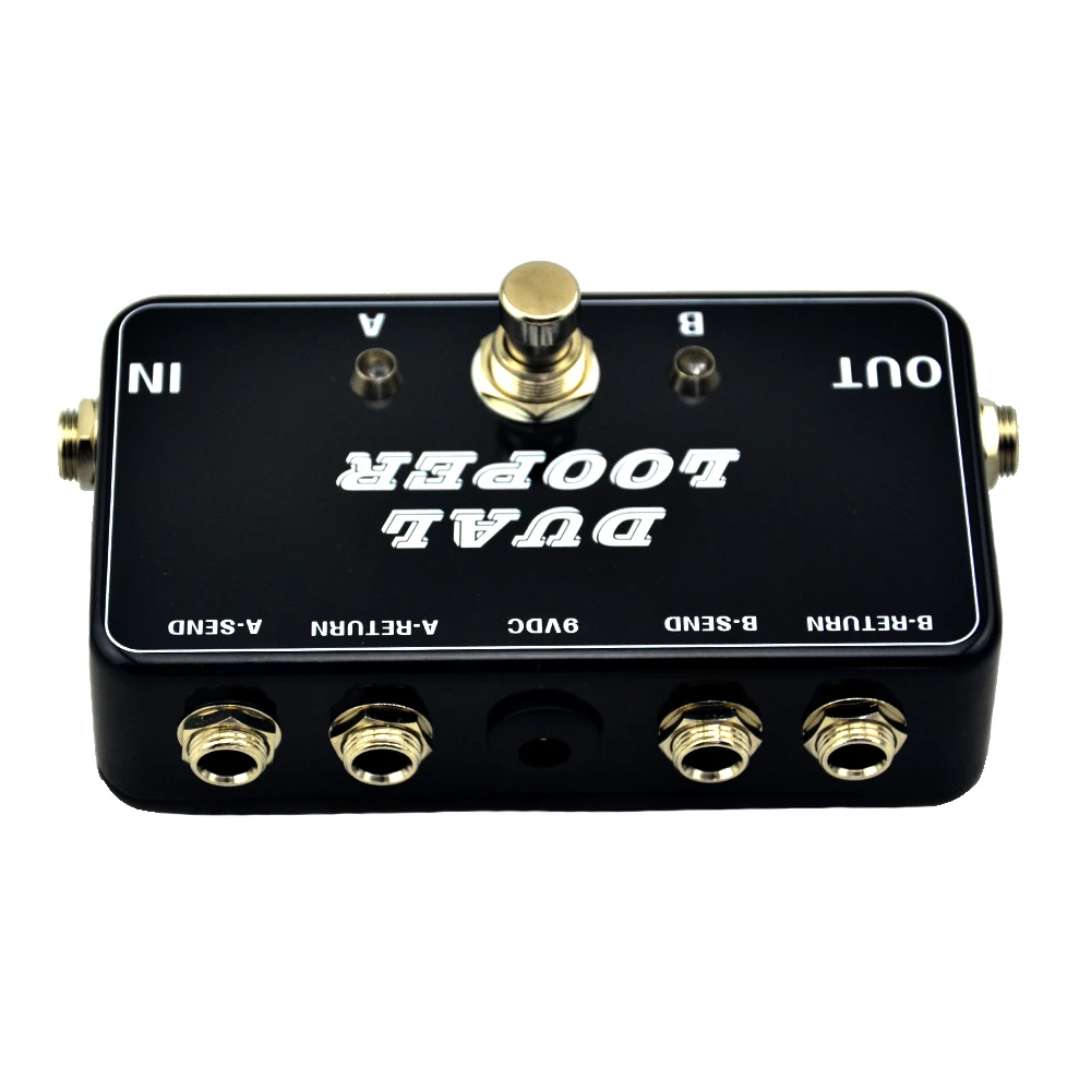 Interruptor de Guitarra Feito à Mão Bypass a - Caixa de Pedal para Acessórios de Guitarra Looper Preto Loop True b 2 - Image 3