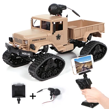 

WIFI 2.4G load Remote Control Military Truck,electronic 4 channels RC Off-Road climbing car 4 wheels,educational toy for kid