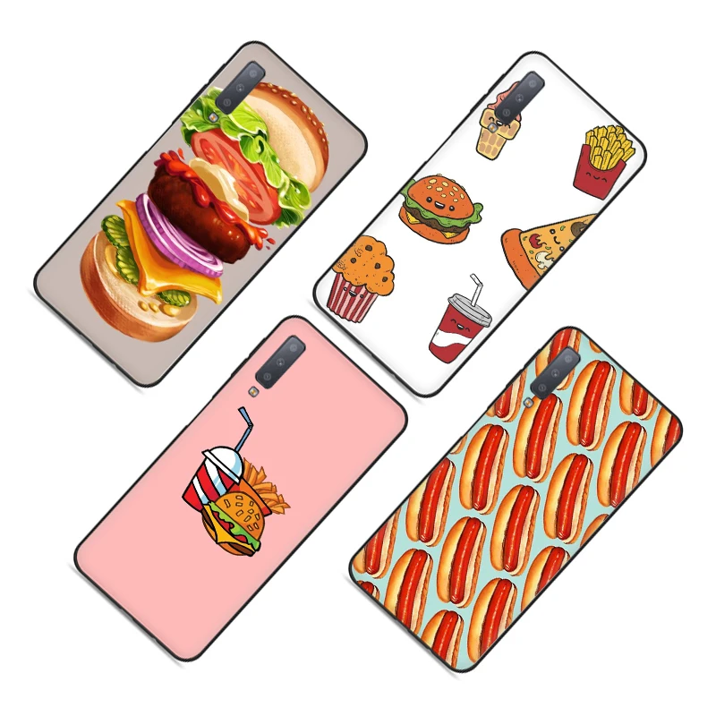 Мягкий чехол для телефона Samsung Galaxy A5 A6 A7 A8 A9 A10S A20S A30S A40S A50S A60 A70 J6|Бамперы| |