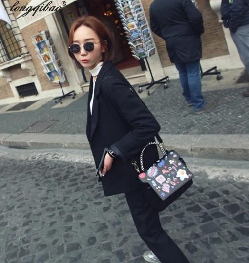 Brand Women 2 Pieces Sets Womens Business Suits black Pants Suit Formal OL Business Suit Long Sleeve trouser suit Brand Women 2 Pieces Sets Womens Business Suits black Pants Suit Formal OL Business Suit Long Sleeve trouser suit