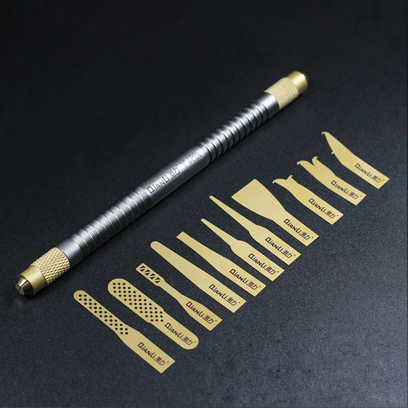 

New BGA IC Chip Repair Blades for iPhone A7 A8 A9 A10 A11 CPU Remover Motherboard NAND Flash Repair Tools Glue Cleaning Tools