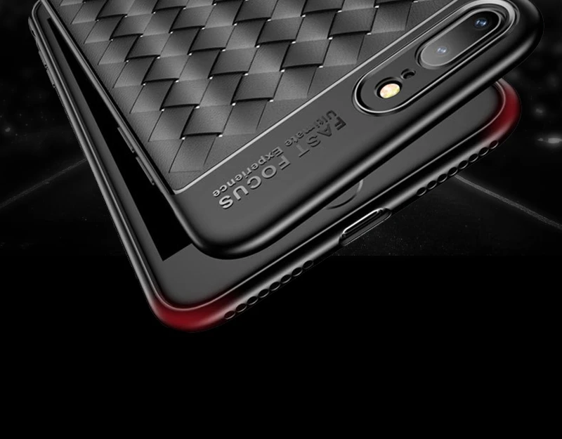 TOMKAS Grid Weaving Slim Case For iPhone 8 7 6 6s Plus X Cover Cases Silicon TPU Luxury Phone Coque Case For iPhone 7 8 6 X  (9)