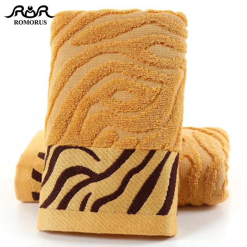 100% бамбуковое полотенце с текстурой Тигра для лица банное набор супер мягкие