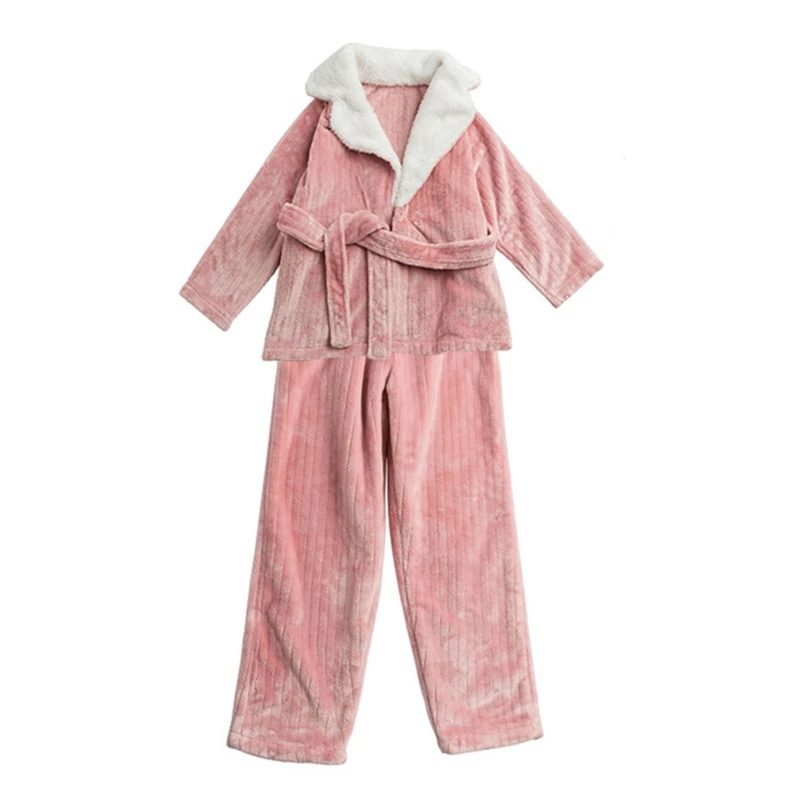 

New Kids Lace Up Robes Long Sleeve Sleepwear Child Boys Girls Robes Toddler Bath Robes Children Bathrobes Child Clothing