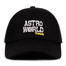 Трэвиса Скотта, концертный тур, хлопок, ASTROWORLD, бейсболки, унисекс, тур, Astroworld, папа, шляпа, кепки, высокое качество, вышивка