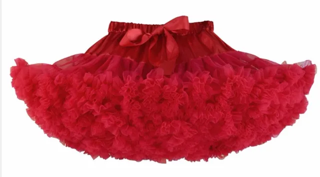 Vintage Puffy Short Women Crinoline Tutu Skirts Short Bridal Petticoats Cosplay Underskirt Rockabilly Tutu Party Mini Skirts Red