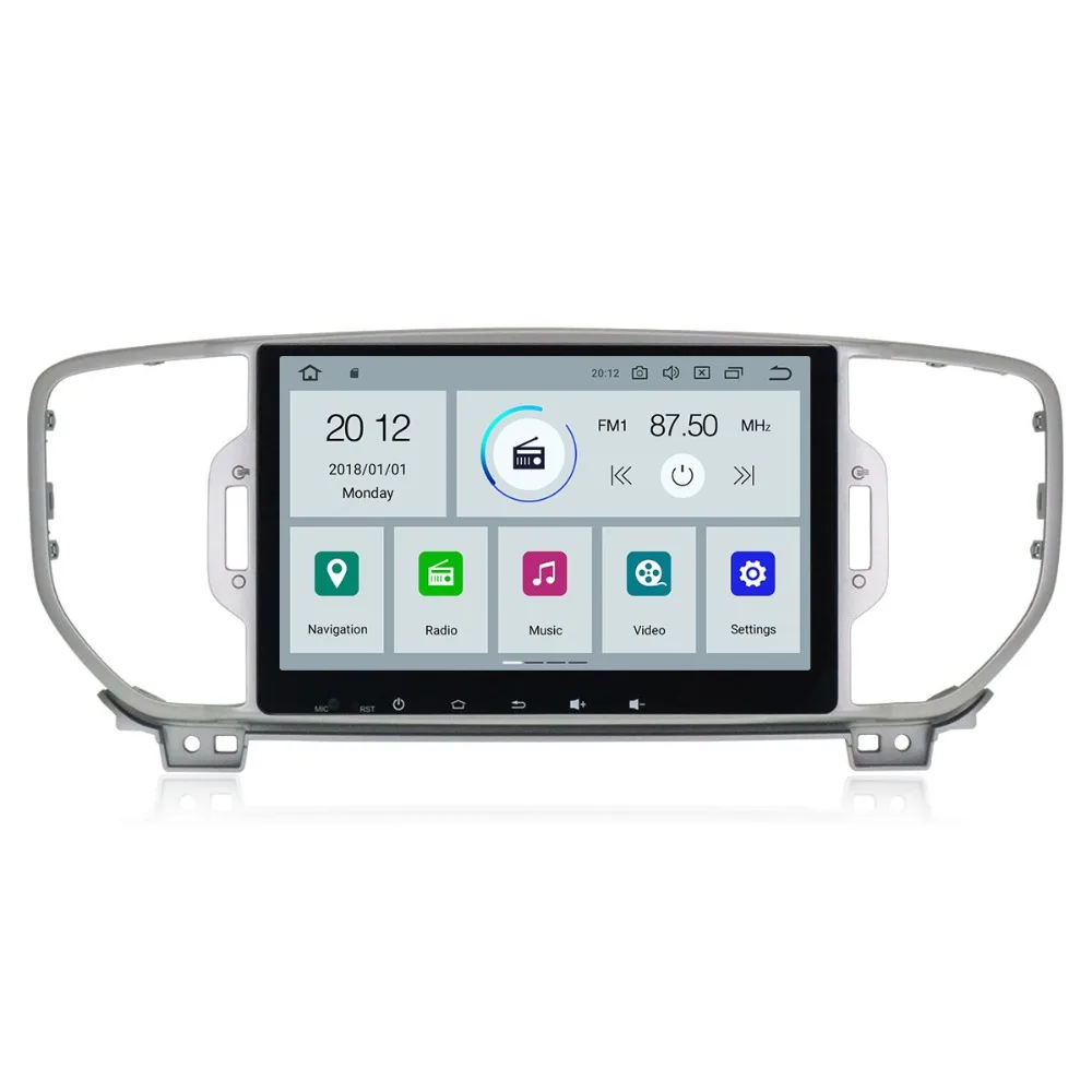 Aotsr Android 9 0 GPS навигация автомобильный DVD плеер для KIA sportage 2016 2017 2018 мультимедиа 2 din