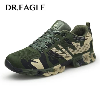 

DR.EAGLE Outdoor sports men's summer running shoes Comfortable Military training shoes breathable man sport 2018 baskets homme
