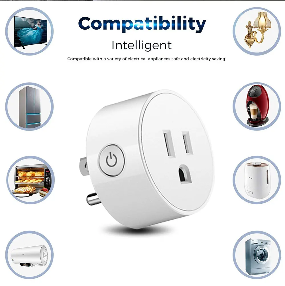 WIFI Smart Socket EU Plug 220V 16A Remote Control Smart Timing Switch Work For Amazon_05