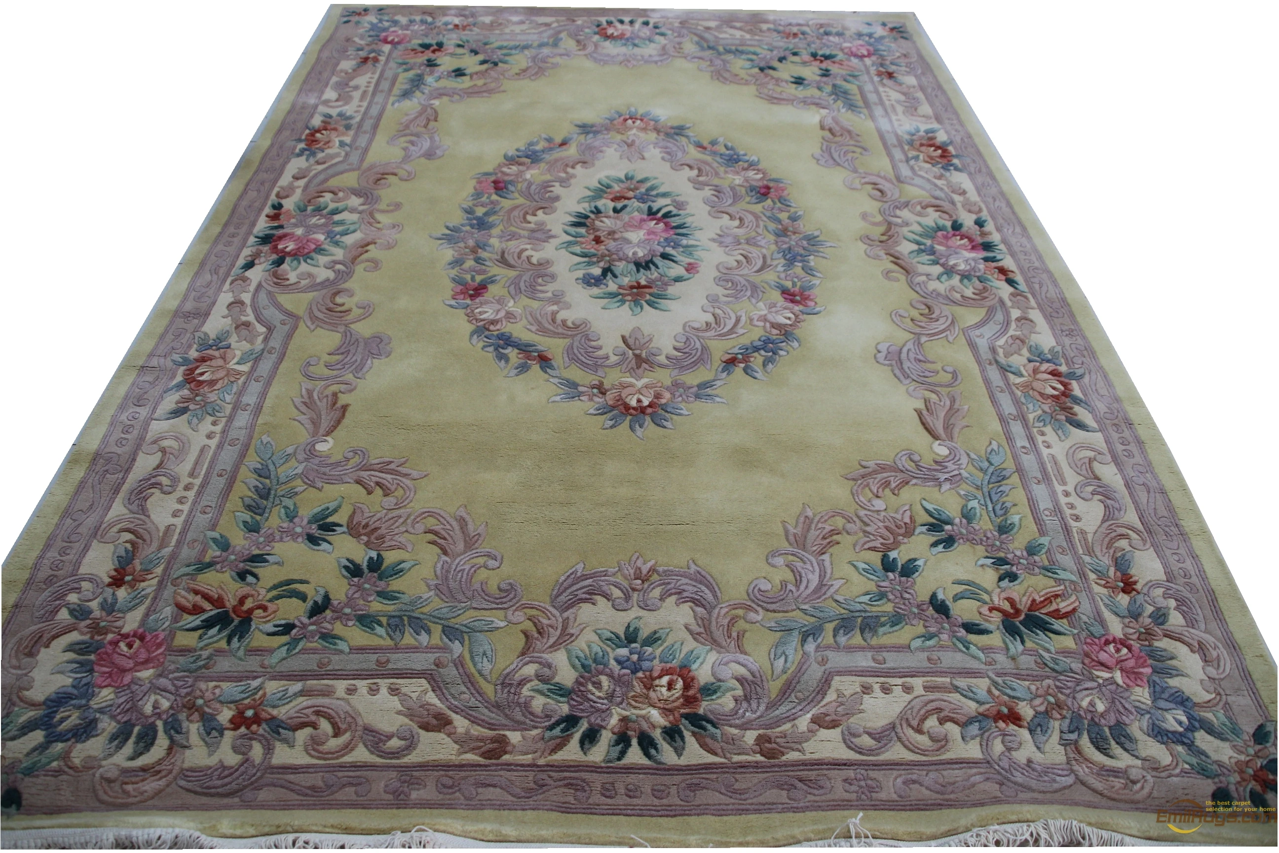 viscose french carpet About 6.56' X 9.84' Hand knotted Thick Plush Savonnerie Rug Carpet Made To