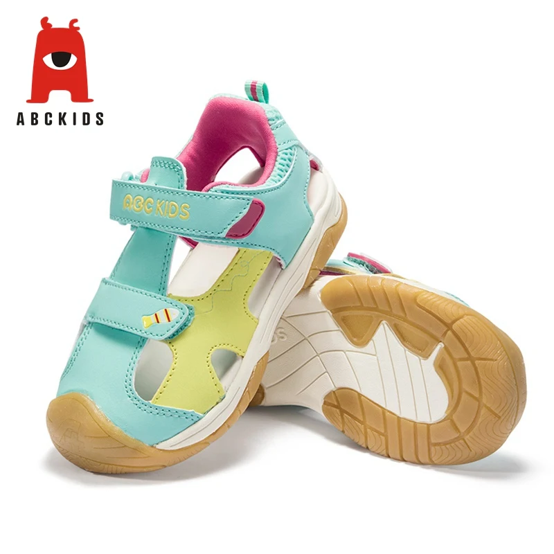 

Abckids Spring Summer Unisex Print-design Shoes Non-slip Sneakers with Closed Toe for boys Girls brand kids shoes