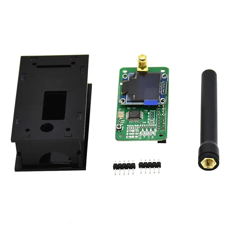 

MMDVM Hotspot Antenna Acrylic Case OLED Support P25 DMR YSF Raspberry Pi(Black)