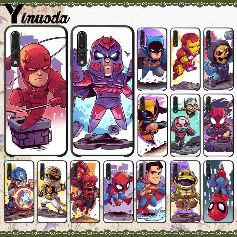 Yinuoda Marvel DC комиксы супергерой Звездные войны Coque Shell Телефон чехол для Huawei P9 P 10 Plus